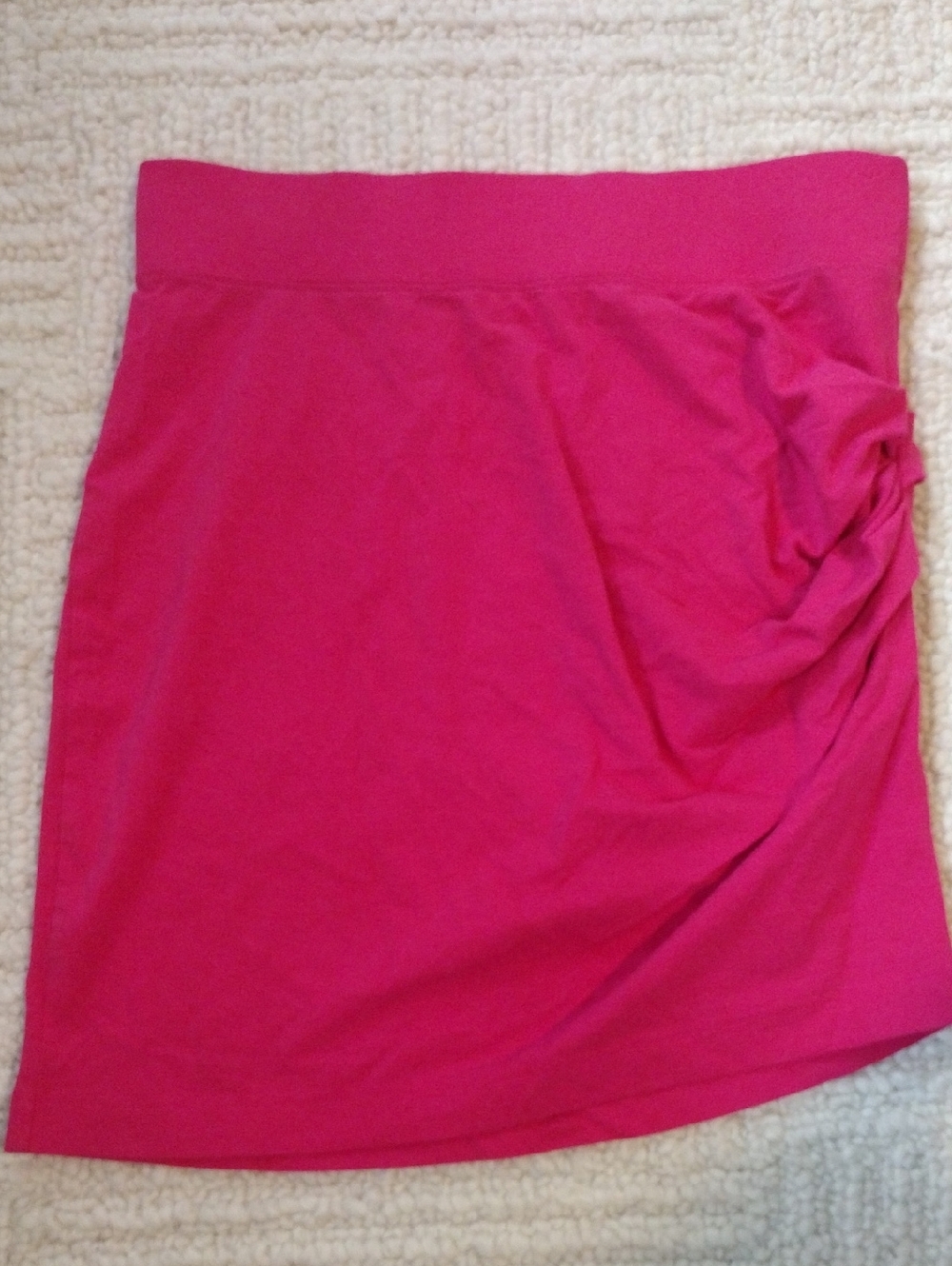 Helmut Lang Hot Pink Mini Skirt